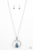 Swinging Shimmer - Blue Necklace