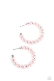 Yacht Royale - Pink Hoop Earring