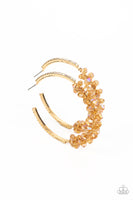 Bubble-Bursting Bling - Gold Hoop Earring