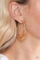 Bubble-Bursting Bling - Gold Hoop Earring