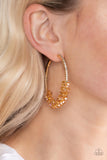 Bubble-Bursting Bling - Gold Hoop Earring