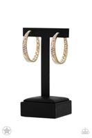 GLITZY By Association - Gold Blockbuster Earring