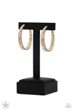 GLITZY By Association - Gold Blockbuster Earring