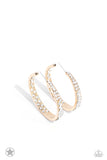 GLITZY By Association - Gold Blockbuster Earring