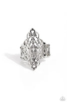 Curled Crown - Silver Ring