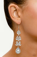 Water Lily Whimsy - White Earring