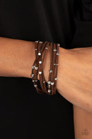 Clustered Constellations - Brown Bracelet