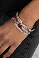 You Win My Heart - Red Bracelet