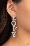 L-O-V-E - Silver Post Earring
