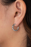 Wandering Wreaths - Silver Hoop Earring