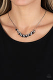 Shimmering High Society - Black Necklace