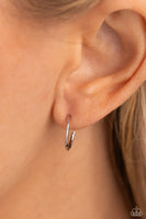 Ultra Upmarket - Silver Hoop Earring