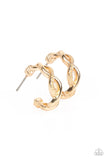 Infinite Incandescence - Gold Hoop Earring