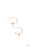 Modern Model - Gold Hoop Earring