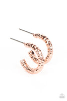 Wandering Wreaths - Copper Hoop Earring