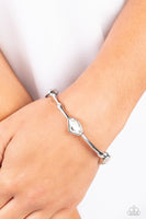 Chiseled Craze - White Bracelet