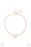 Flirty Fiancé - Gold Choker