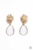 Stellar Shooting Star - Gold Post Earring