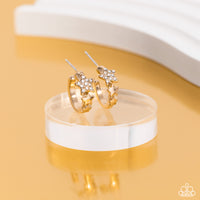 Starfish Showpiece - Gold Hoop Earring