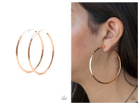 5th Avenue Attitude - Copper Hoop Earring