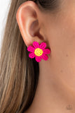 Sensational Seeds - Pink Post Earring