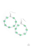 Dainty Daisies - Blue Earring