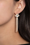 Seasonal Sparkle - Gold Post Earring