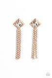 Seasonal Sparkle - Gold Post Earring