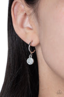 Bodacious Ballroom - White Hoop Earring