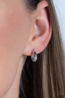 Catwalk Curls - Silver Hoop Earring