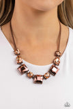 Elevated Edge - Copper Necklacec