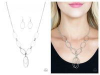 All OVAL Town - Silver Necklace