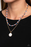 High School Reunion - Blue Necklace