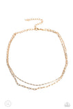 Polished Paperclips - Gold Choker