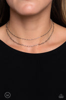 Polished Paperclips - Silver Choker