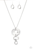 Tranquil Trickle - Silver Necklace