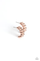 Bubbling Beauty - Rose Gold Hoop Earring