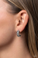 Bubbling Beauty - Silver Hoop Earring