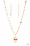 Mama Cant Buy You Love - Gold Necklace