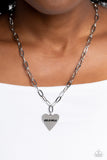 Mama Cant Buy You Love - Silver Necklace