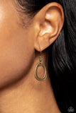 Tranquil Trickle - Brass Necklace