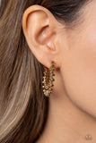 The Way You Make Me WHEEL - Gold Hoop Earring