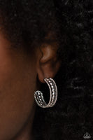 Dotted Darling - Silver Hoop Earring