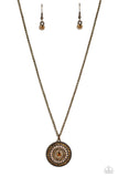 Mandala Masterpiece - Brass Necklace