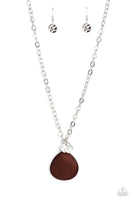 I Put A SHELL On You - Brown Necklace