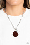 I Put A SHELL On You - Brown Necklace