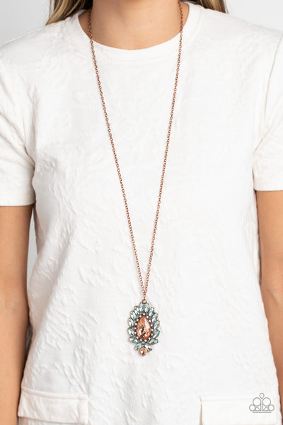 Over the TEARDROP Copper Necklace Erin s 5 Splurge