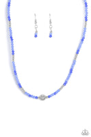 Beaming Bling - Blue Necklace