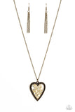 Stony Summer - Brass Necklace