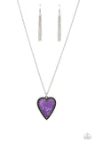 Stony Summer - Purple Necklace